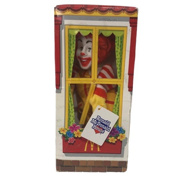 Vintage 2003 Ronald McDonald House Finger Puppet Doll In Original Box - Picture 6 of 10